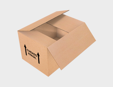 Caixa de Papelão Personalizada Nº 2434 - 38x24,5x16cm - 4x0 - 50 unid