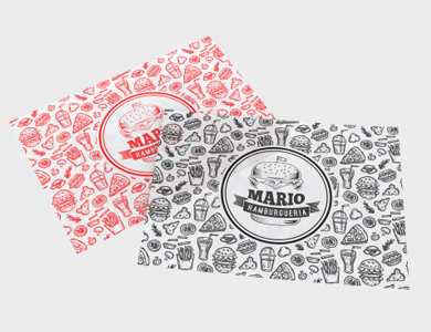 Papel Barreira Antigordura 37gr 15,7x16,5cm - 1x0 - 4000 unid